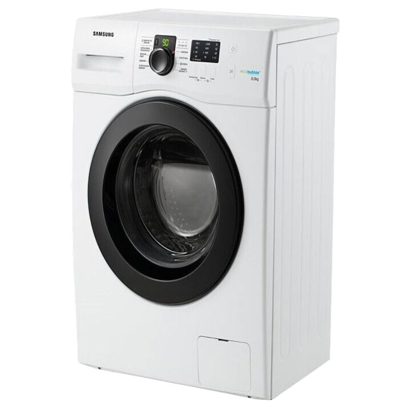 Машина пральна SAMSUNG (WF60F1R2E2WDUA), фронтальна, 6 кг